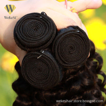 Wekesi Top Raw Virgin Cuticle Aligned Hair,Free Sample Virgin Brazilian Hair Weave,10A Grade Cuticle Aligned Raw Virgin Hair